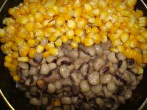 Beans and corn 